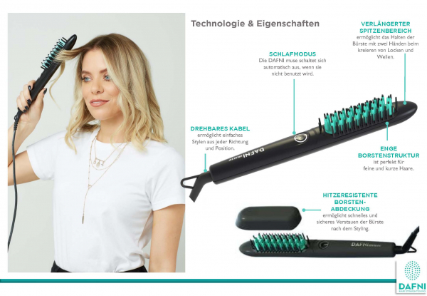 DAFNI Muse - Haarstyling- und Glättungsbürste